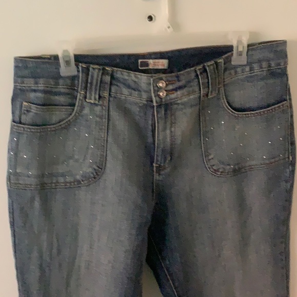 Plus Rhinestone Denim jeans - Picture 4 of 7